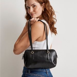 RARE Madewell Buckle-Strap Rectangular Bag in Patent Leather
